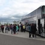 Erste Pause auf der Busfahrt nach England