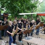 Im Biergarten "Schleusenkrug"