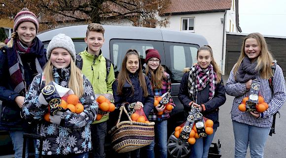 Orangenverkauf für Bhalukapara